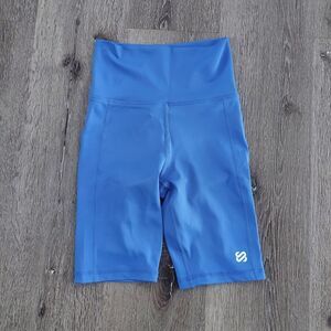 Sharny & Julius Knee Length High Waisted Butt Shaping Leggings Biker Shorts XS